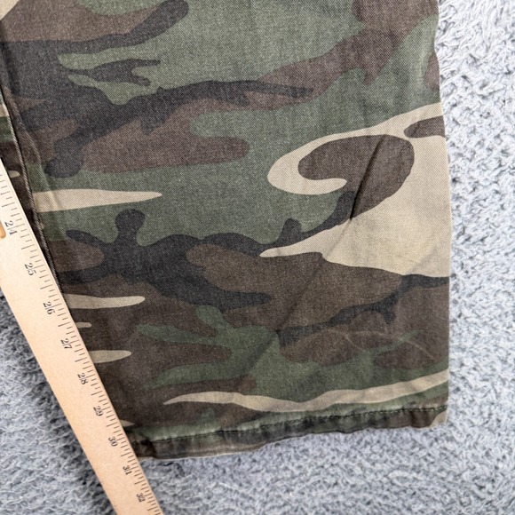 Wrangler Jeans Men's 36x32 Green Camo Cotton Straight Leg Cargo Utility Workwear - Picture 8 of 10